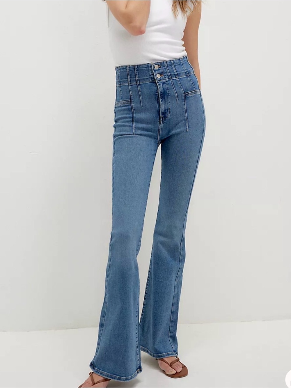 We The Free Jayde High Rise Flare Jeans Size 26